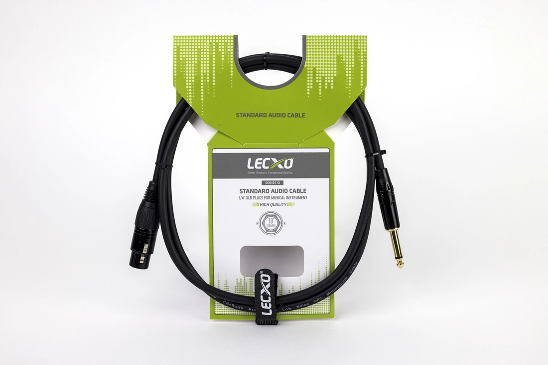  LECXO XLR MALE to MONO JACK CABLE