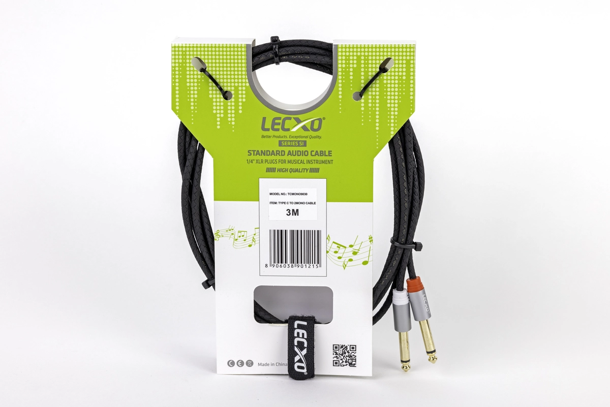  LECXO TYPE C to MONO JACK CABLE