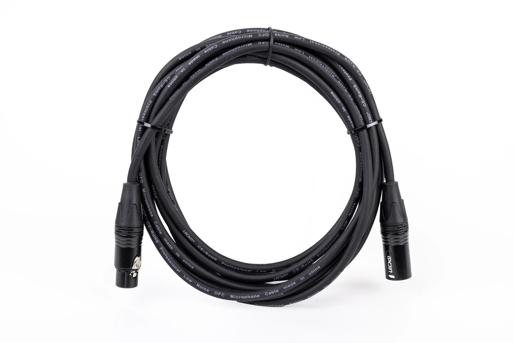  LECXO XLR MALE TO FEMALE CABLE