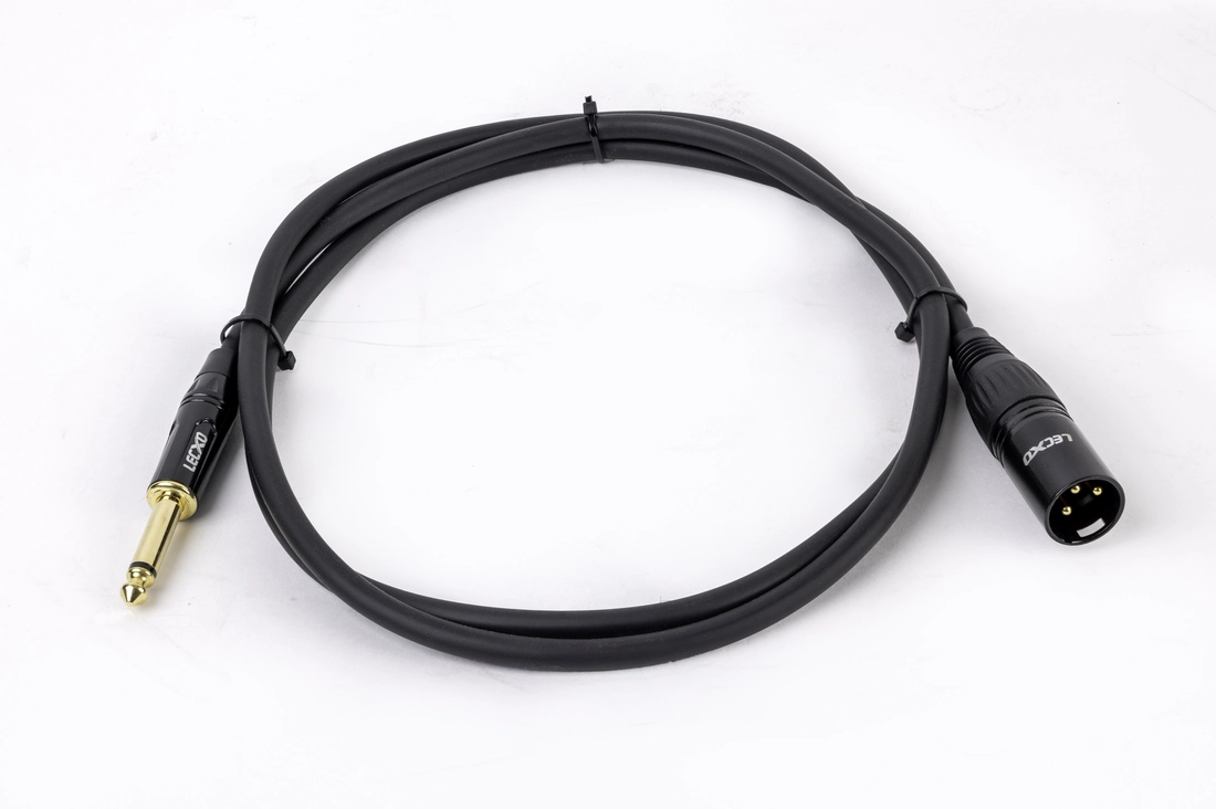  LECXO XLR MALE to MONO JACK CABLE