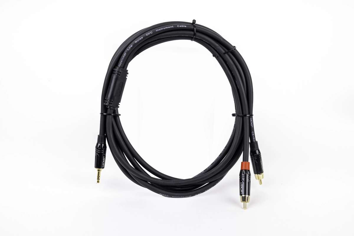  LECXO 2 RCA MALE to STEREO JACK CABLE
