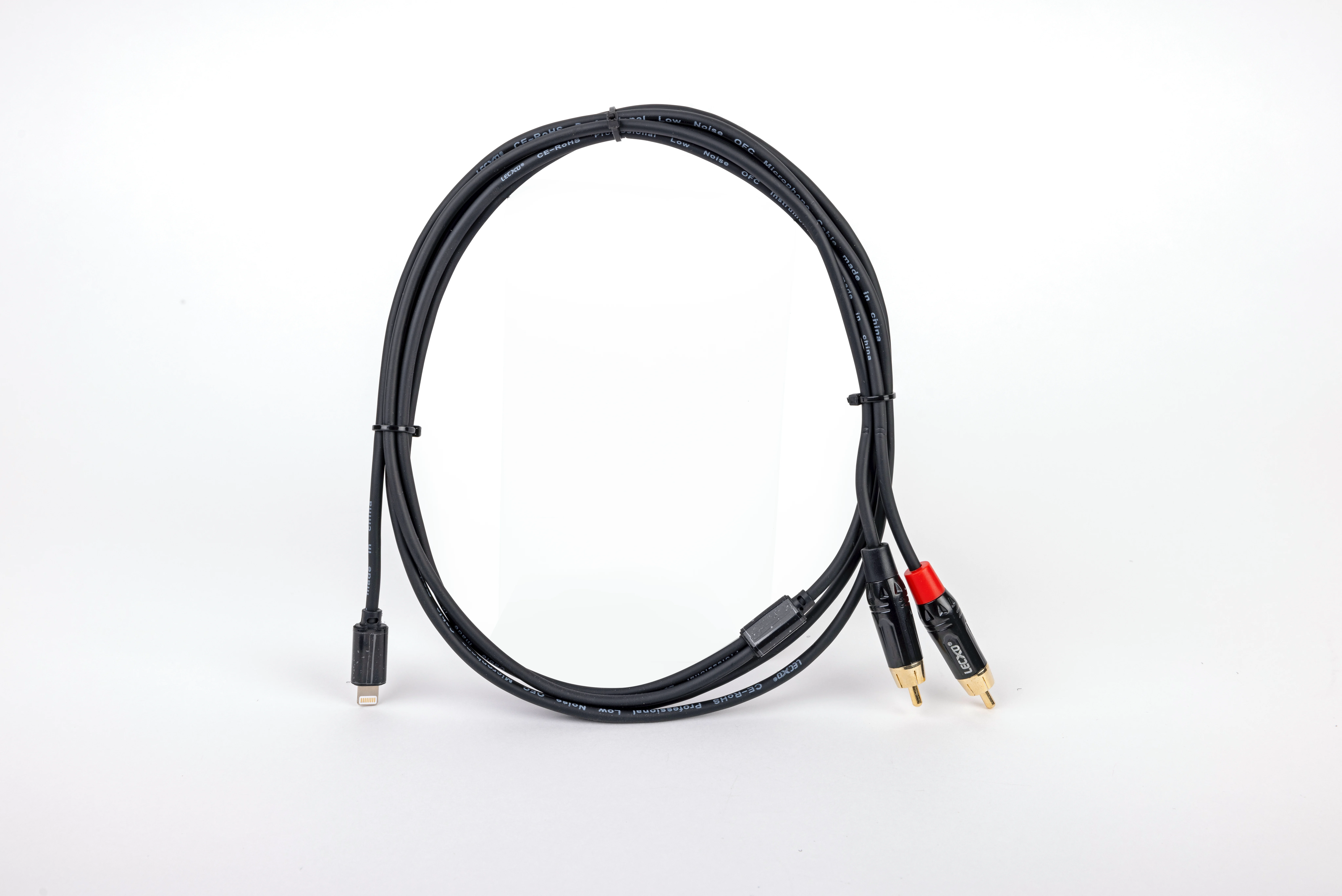 LECXO iPhone to 2 RCA JACK CABLE