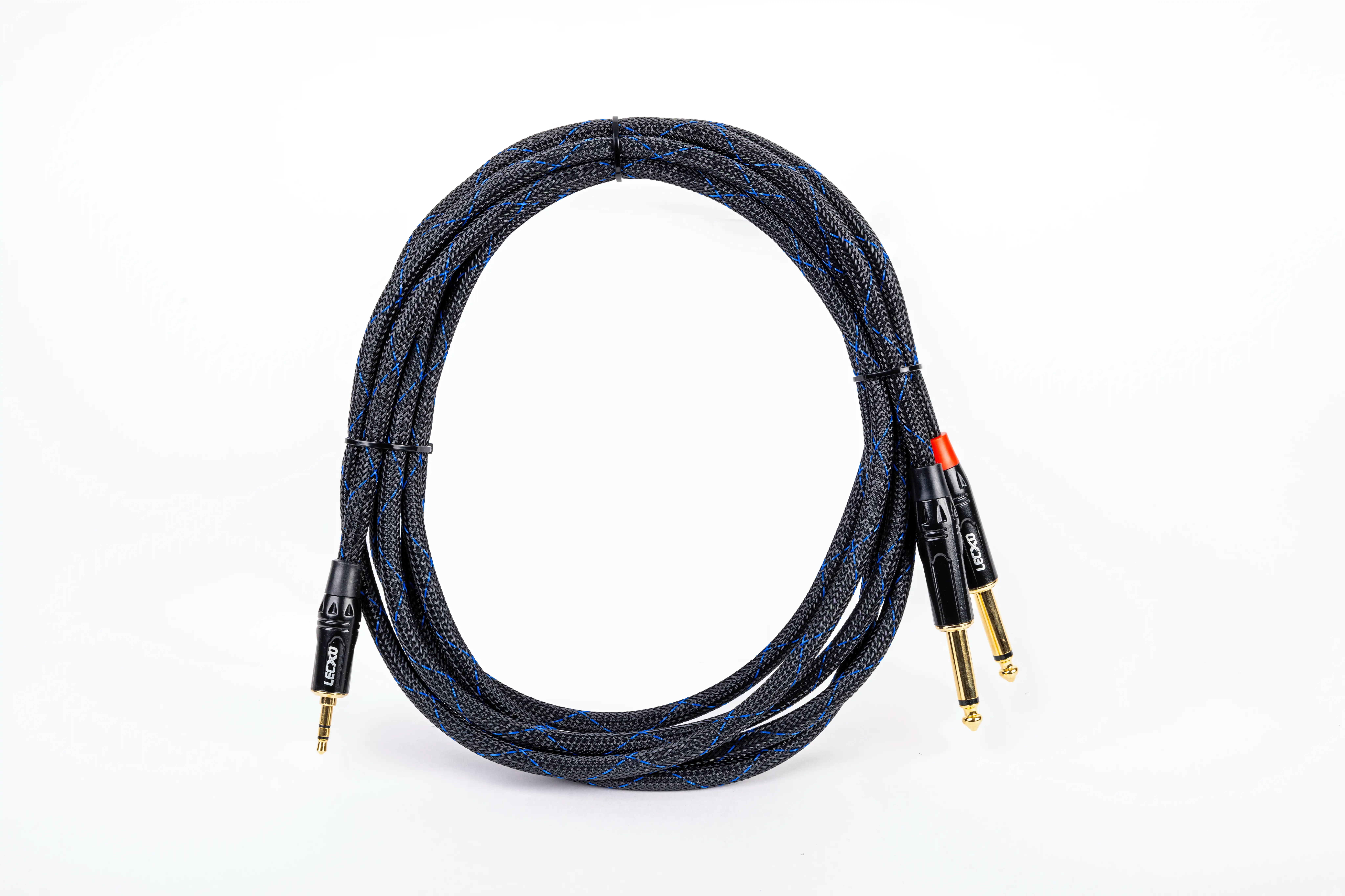 LECXO 2 MONO JACK to STEREO JACK CABLE